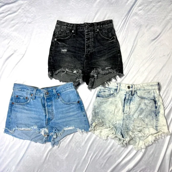 Jean Shorts ** BUNDLE ** - Picture 1 of 2
